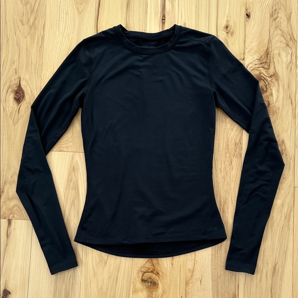 Stoic Black Baselayer Thermal Long Sleeve Size XS